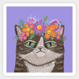 Spring Kitty 2 Sticker